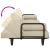 Canapea extensibilă cu cotiere, crem, material textil GartenMobel Dekor