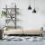 Canapea extensibilă cu cotiere, crem, material textil GartenMobel Dekor