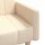 Canapea extensibilă cu 2 locuri, crem, material textil GartenMobel Dekor