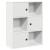 Bibliotecă, alb, 60x24x76,5 cm, lemn prelucrat GartenMobel Dekor