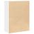 Bibliotecă, alb, 60x24x76,5 cm, lemn prelucrat GartenMobel Dekor