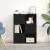 Bibliotecă Stejar negru 60x24x76,5 cm Lemn prelucrat GartenMobel Dekor
