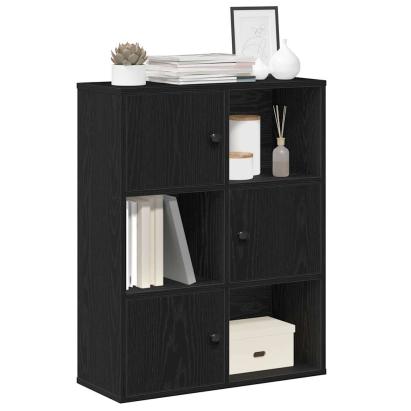 Bibliotecă Stejar negru 60x24x76,5 cm Lemn prelucrat GartenMobel Dekor