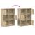 Bibliotecă, stejar sonoma, 60x24x76,5 cm, lemn prelucrat GartenMobel Dekor