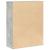 Bibliotecă, gri beton, 60x24x76,5 cm, lemn prelucrat GartenMobel Dekor