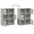 Bibliotecă, gri beton, 60x24x76,5 cm, lemn prelucrat GartenMobel Dekor