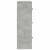 Bibliotecă, gri beton, 60x24x76,5 cm, lemn prelucrat GartenMobel Dekor