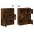 Bibliotecă, stejar fumuriu, 60x24x76,5 cm, lemn prelucrat GartenMobel Dekor