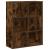 Bibliotecă, stejar fumuriu, 60x24x76,5 cm, lemn prelucrat GartenMobel Dekor