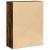 Bibliotecă, stejar fumuriu, 60x24x76,5 cm, lemn prelucrat GartenMobel Dekor