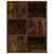 Bibliotecă, stejar fumuriu, 60x24x76,5 cm, lemn prelucrat GartenMobel Dekor