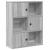 Bibliotecă, gri sonoma, 60x24x76,5 cm, lemn prelucrat GartenMobel Dekor