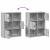 Bibliotecă, gri sonoma, 60x24x76,5 cm, lemn prelucrat GartenMobel Dekor