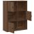 Bibliotecă, stejar maro, 60x24x76,5 cm, lemn prelucrat GartenMobel Dekor