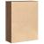 Bibliotecă, stejar maro, 60x24x76,5 cm, lemn prelucrat GartenMobel Dekor