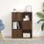 Bibliotecă, stejar maro, 60x24x76,5 cm, lemn prelucrat GartenMobel Dekor