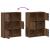 Bibliotecă, stejar maro, 60x24x76,5 cm, lemn prelucrat GartenMobel Dekor
