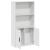 Bibliotecă, alb, 60x24x120 cm, lemn prelucrat GartenMobel Dekor
