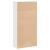 Bibliotecă, alb, 60x24x120 cm, lemn prelucrat GartenMobel Dekor