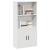 Bibliotecă, alb, 60x24x120 cm, lemn prelucrat GartenMobel Dekor