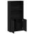 Bibliotecă Stejar negru 60x24x120 cm Lemn prelucrat GartenMobel Dekor