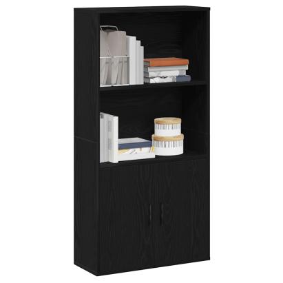 Bibliotecă Stejar negru 60x24x120 cm Lemn prelucrat GartenMobel Dekor