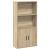 Bibliotecă, stejar sonoma, 60x24x120 cm, lemn prelucrat GartenMobel Dekor