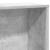 Bibliotecă, gri beton, 60x24x120 cm, lemn prelucrat GartenMobel Dekor