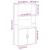 Bibliotecă, gri beton, 60x24x120 cm, lemn prelucrat GartenMobel Dekor