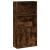 Bibliotecă, stejar fumuriu, 60x24x120 cm, lemn prelucrat GartenMobel Dekor