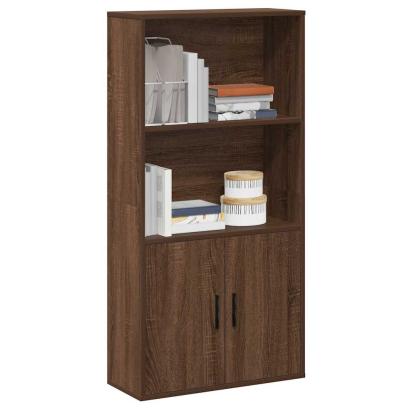 Bibliotecă, stejar maro, 60x24x120 cm, lemn prelucrat GartenMobel Dekor