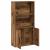 Bibliotecă, lemn vechi, 60x24x120 cm, lemn prelucrat GartenMobel Dekor
