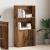 Bibliotecă, lemn vechi, 60x24x120 cm, lemn prelucrat GartenMobel Dekor