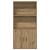 Bibliotecă, stejar artizanal, 60x24x120 cm, lemn prelucrat GartenMobel Dekor