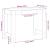 Birou Gri Sonoma 100x45x75 cm lemn prelucrat GartenMobel Dekor