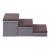 Scara caini Vojens 75x40x30cm maro inchis/gri [en.casa] HausGarden Leisure