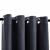 Draperii opace cu inele metalice, 2 buc, antracit, 140 x 225 cm GartenMobel Dekor