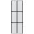 Ușă glisantă, negru, 90x205 cm, sticlă securizată și aluminiu GartenMobel Dekor