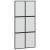 Ușă glisantă, negru, 102,5x205 cm, sticlă securizată/aluminiu GartenMobel Dekor