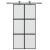 Ușă glisantă, negru, 102,5x205 cm, sticlă securizată/aluminiu GartenMobel Dekor