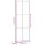 Ușă glisantă, negru, 76x205 cm, sticlă securizată și aluminiu GartenMobel Dekor