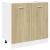 Set dulap de bucătărie, 8 piese, stejar sonoma, lemn prelucrat GartenMobel Dekor
