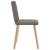 Scaune de sufragerie, 4 buc., gri taupe, material textil GartenMobel Dekor