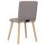 Scaune de sufragerie, 4 buc., gri taupe, material textil GartenMobel Dekor