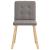 Scaune de sufragerie, 4 buc., gri taupe, material textil GartenMobel Dekor