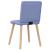Scaune de sufragerie 4 buc țesătură Jeans Blue GartenMobel Dekor