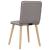 Scaune de sufragerie, 4 buc., gri taupe, material textil GartenMobel Dekor
