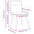 Scaune de sufragerie, 4 buc., gri taupe, material textil GartenMobel Dekor