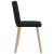 Scaune de sufragerie 6 buc. negru material textil GartenMobel Dekor