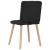 Scaune de sufragerie 6 buc. negru material textil GartenMobel Dekor